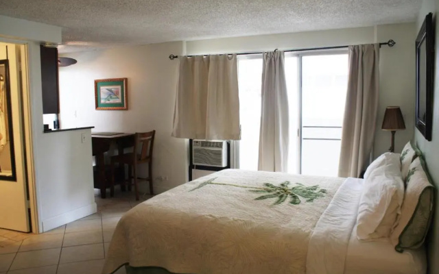 photo 3 of Renovated Private Kuhio Village 708A Studio - 2 min Walk 2 the Beach!