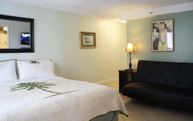 photo 4 of Renovated Private Kuhio Village 708A Studio - 2 min Walk 2 the Beach!