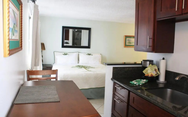 photo 5 of Renovated Private Kuhio Village 708A Studio - 2 min Walk 2 the Beach!