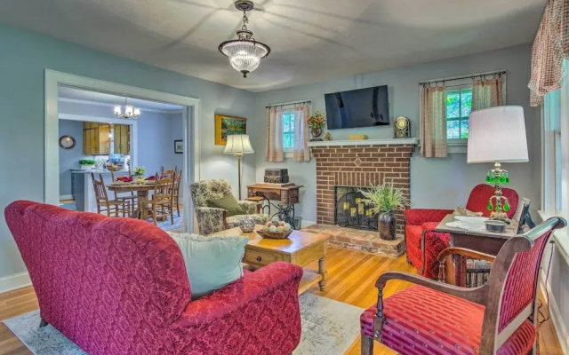 photo 2 of Restored Mars Hill Home on 1 Acre: Walk to Town!
