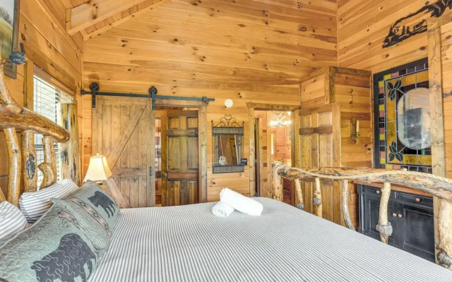photo 3 of Private Hot Tub: Riverfront Cabin in Murphy