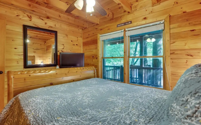 photo 3 of Riverfront Ellijay Cabin w/ Deck + Pool Access!