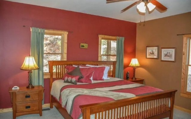 photo 4 of Riversong - Beautiful Cabin Located on Coosawattee River Game Room and Hot tub