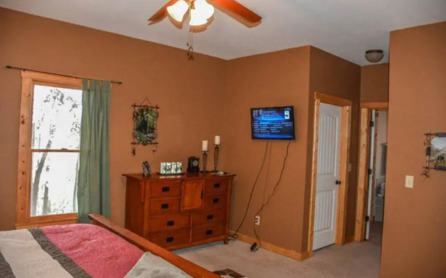 photo 5 of Riversong - Beautiful Cabin Located on Coosawattee River Game Room and Hot tub
