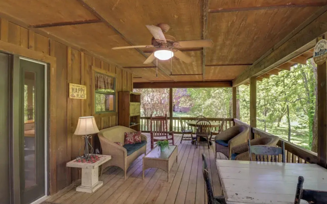photo 2 of Roomy Riverfront 'trout Valley Cabin' w/ Porch!