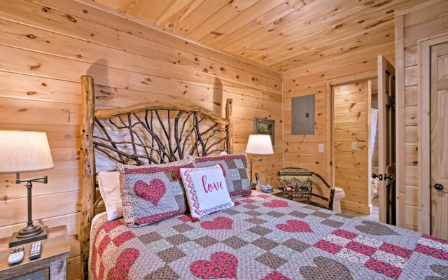 photo 4 of Hot Tub & Views: Charming Bryson City Cabin!