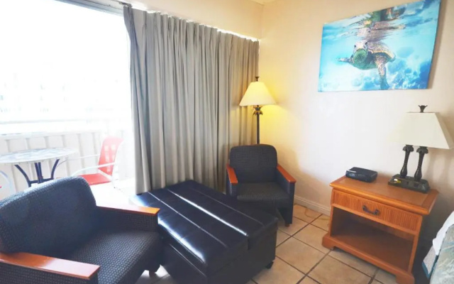 photo 4 of Sea Shore 75 Steps from Waikiki Beach and Sleeps 1 - 3!