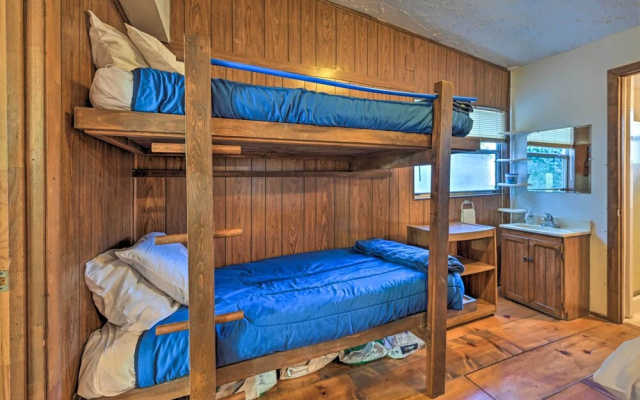 photo 3 of Secluded Bryson City Home w/ Deck, Steps to Creek!