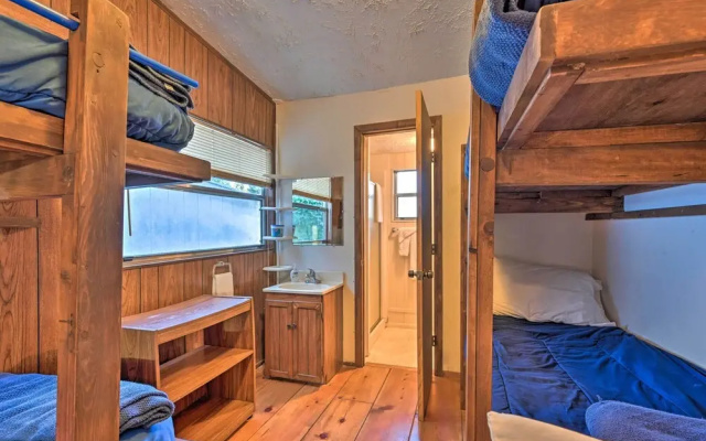 photo 5 of Secluded Bryson City Home w/ Deck, Steps to Creek!