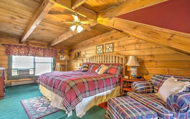 photo 3 of Serene Cabin in the Smokies w/ 2 Decks & Hot Tub!