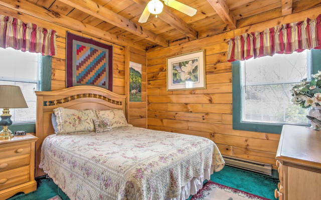 photo 5 of Serene Cabin in the Smokies w/ 2 Decks & Hot Tub!
