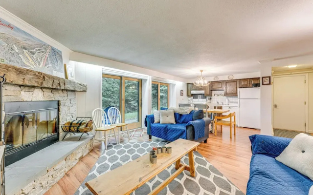 photo 2 of Renovated Ski-in/ski-out Peru Condo at Bromley Mtn
