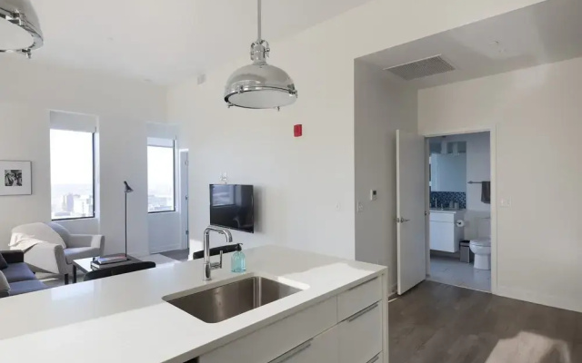 photo 2 of Sky on Main - Luxe DT Apts with Gym + Roof Terrace by Zencity