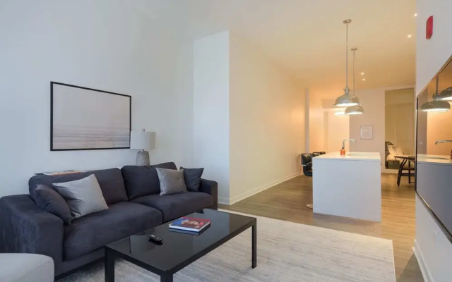 photo 4 of Sky on Main - Luxe DT Apts with Gym + Roof Terrace by Zencity