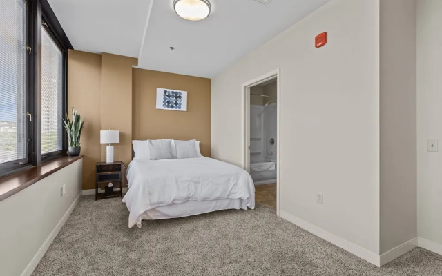 photo 3 of Sleek 2BR Downtown Retreat with Gym