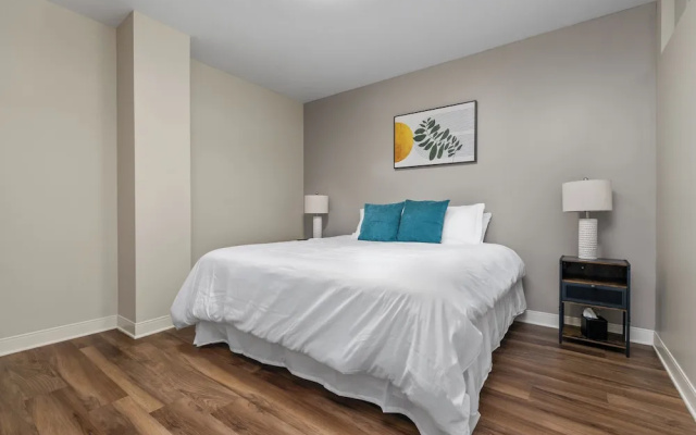 photo 4 of Sleek 2BR Downtown Retreat with Gym