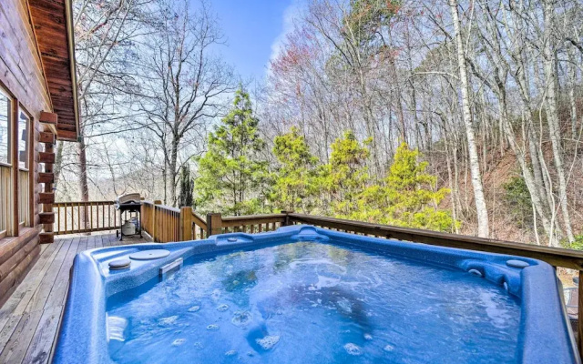 photo 2 of Smoky Mountain Cabin Rental w/ Hot Tub + Fire Pit!