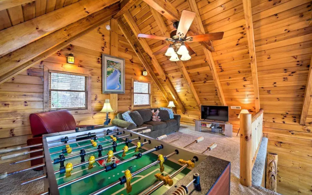 photo 3 of Smoky Mountain Cabin Rental w/ Hot Tub + Fire Pit!