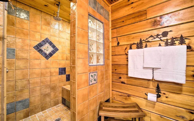 photo 4 of Smoky Mountain Cabin Rental w/ Hot Tub + Fire Pit!