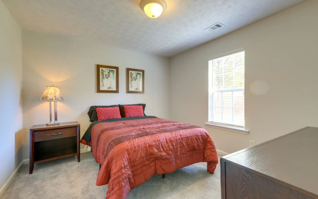 photo 4 of Spacious Georgia Home w/ Deck, Grills & Fireplace!