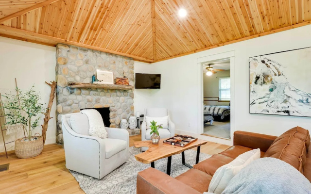 photo 2 of Spacious Home on Beaver Lake w/ Deck & Fire Pit!