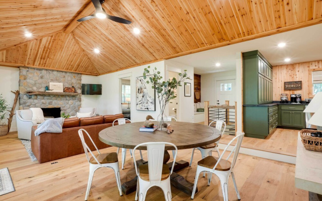 photo 5 of Spacious Home on Beaver Lake w/ Deck & Fire Pit!