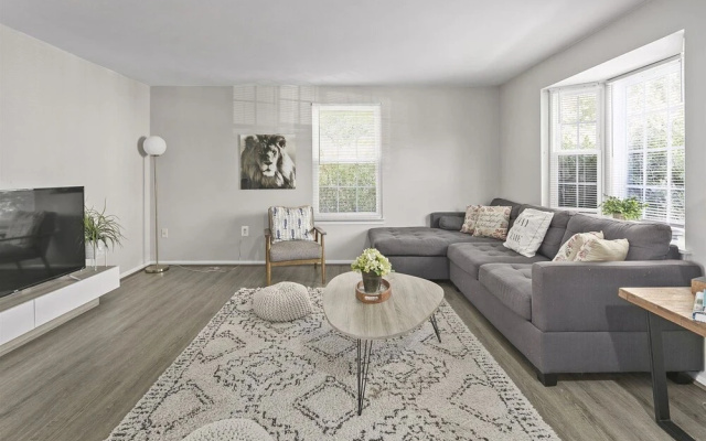 photo 3 of Top Rated Townhome - Largest Corner Unit With Patio, Deck, Basement, and new Luxury Mattresses! Self Checkin. Super Host Support!