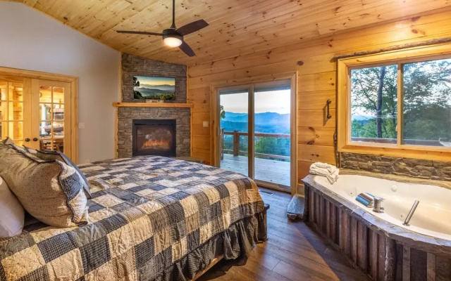 photo 3 of Stunning 2BR Cabin with Mountain Views