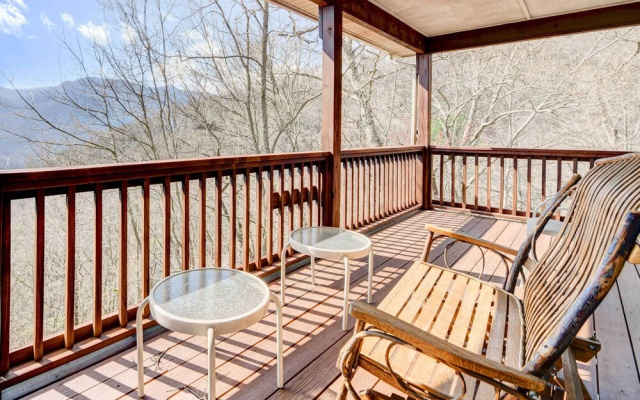 photo 2 of Hot Tub, Decks & More! Serene Maggie Valley Home