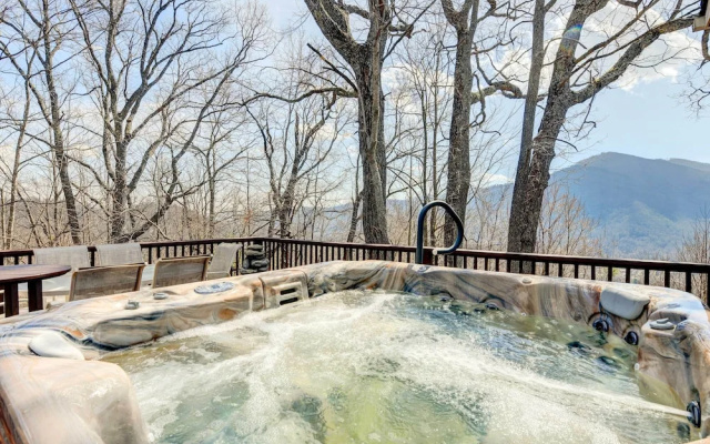 photo 3 of Hot Tub, Decks & More! Serene Maggie Valley Home