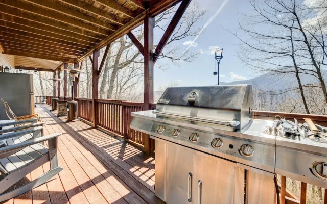 photo 5 of Hot Tub, Decks & More! Serene Maggie Valley Home