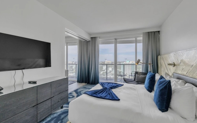 photo 5 of Stunning Oceanfront Condo W/ Extended Balcony 2 Bedroom Condo by RedAwning, Fort Lauderdale