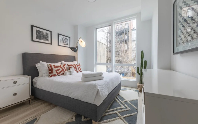 photo 3 of Stylish 3BR Retreat w Private Deck Near NYC