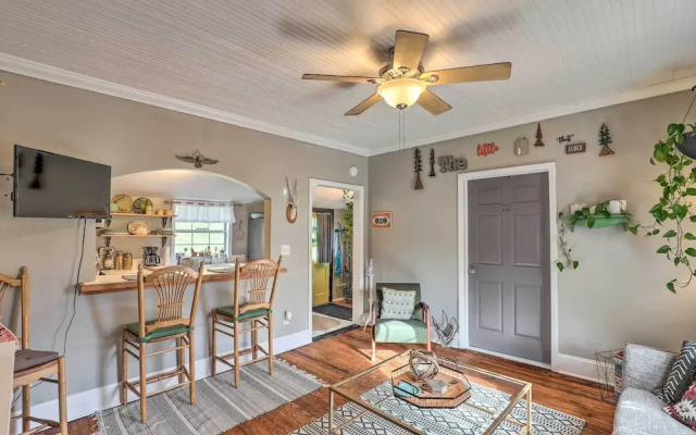 photo 3 of Stylish Woodfin Home w/ Backyard & Fire Pit