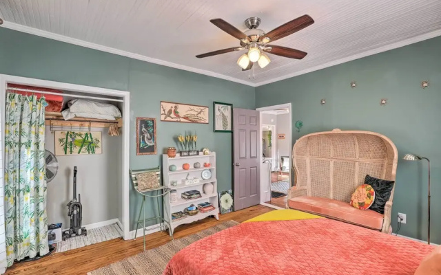 photo 5 of Stylish Woodfin Home w/ Backyard & Fire Pit