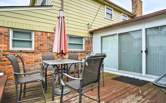 photo 5 of Suburban Detroit Home w/ Porch, Yard & Fire Pit!