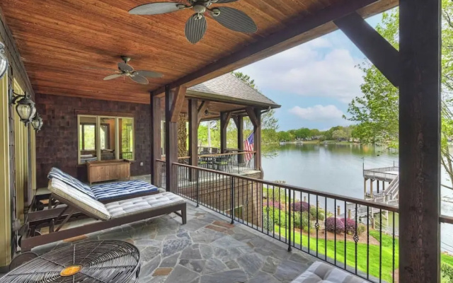 photo 3 of Sunset Shores Resort: The Grand House by Avantstay Lakefront, Spa, Private Dock+beach, Game Room