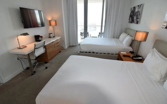 photo 2 of Superb Ocean, Bay & Skyline View Residence 2 Bed 2 Bath @ Beachwalk Resort