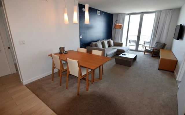 photo 5 of Superb Ocean, Bay & Skyline View Residence 2 Bed 2 Bath @ Beachwalk Resort