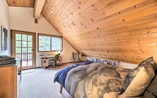 photo 2 of Deck + Fireplace: Log Cabin in Tahoe Donner!