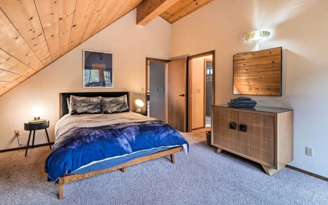 photo 3 of Deck + Fireplace: Log Cabin in Tahoe Donner!