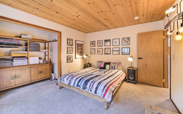 photo 5 of Deck + Fireplace: Log Cabin in Tahoe Donner!