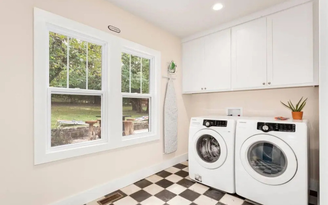 photo 2 of The Mission Rock House - Historic DT Fayetteville Home - HOT Tub!