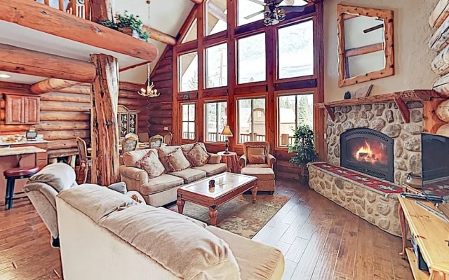 photo 2 of The Ponderosa: Gorgeous Custom-Built Log Home home
