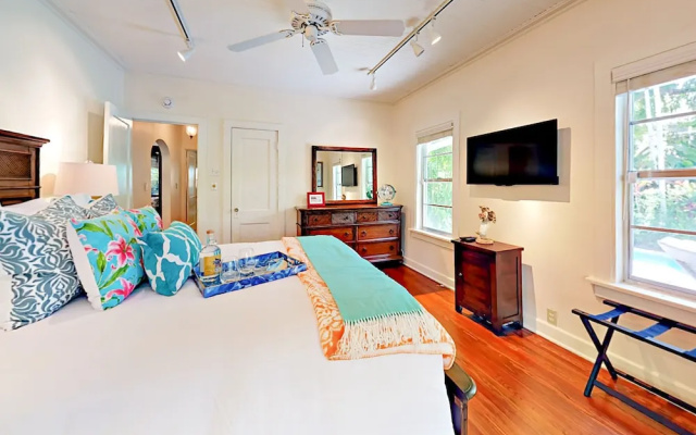 photo 5 of Tropical El Cid Bungalow #main Home - Front 2 Bedrooms 2 Bathrooms Cot