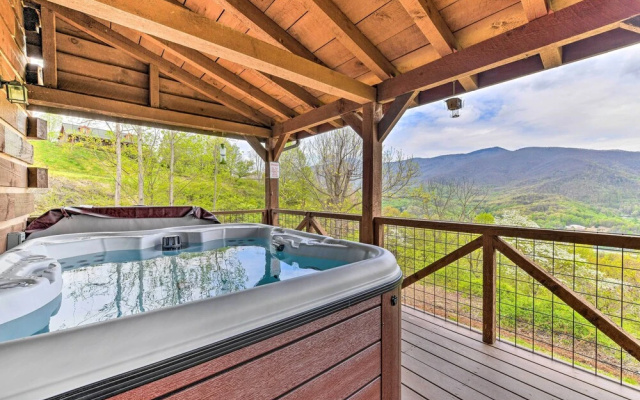 photo 3 of True Log Cabin w/ Game Room, Year-round Views