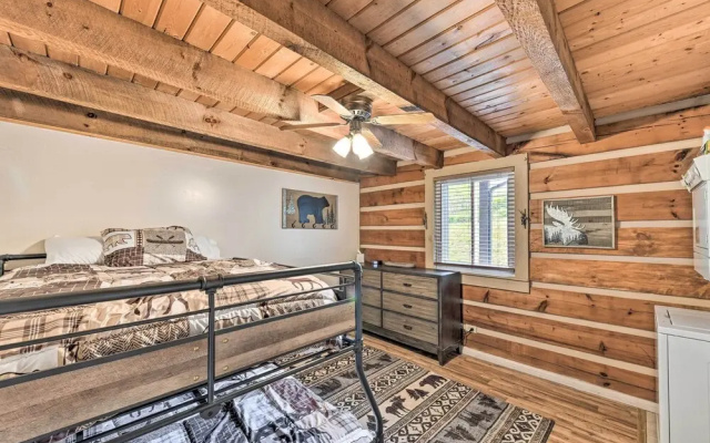 photo 4 of True Log Cabin w/ Game Room, Year-round Views