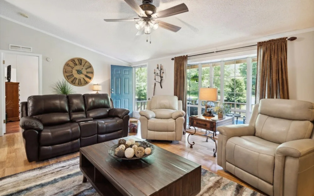 photo 4 of Twin Ponds Retreat-Pond/Hot Tub/Fire Pit/Game Room/Pet Friendly by RedAwning