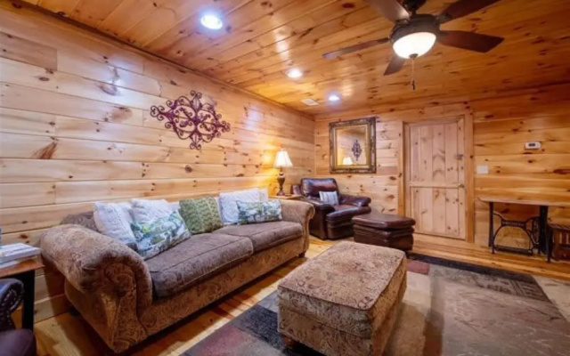 photo 3 of Underlook Cabin-secluded Cabin With Wifi Large Deck Gas Grill Wood Fireplace