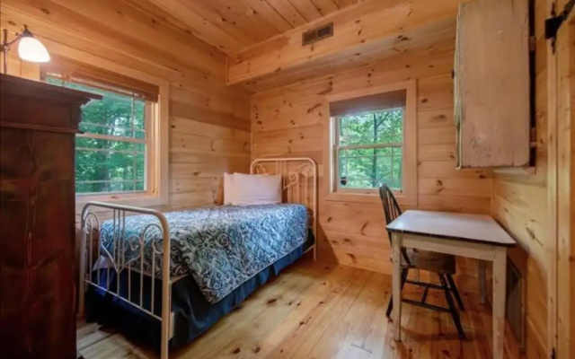 photo 4 of Underlook Cabin-secluded Cabin With Wifi Large Deck Gas Grill Wood Fireplace